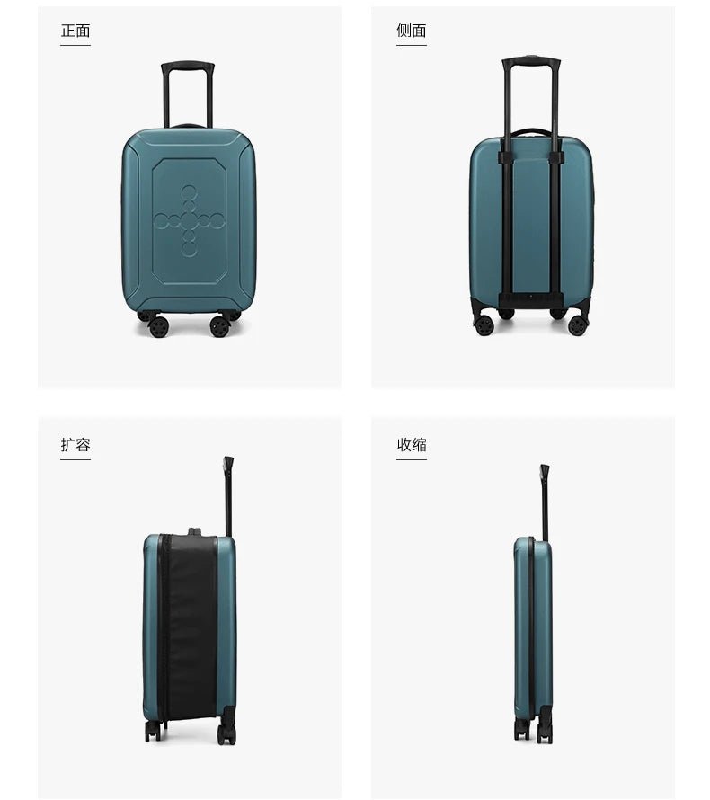 Folding Trolley Bag 20 "24" Luggage Case for Business Travel Lightweight Foldable School Suitcase Fashion Trunk Chrismas Gift - RELUX.STOREFolding Trolley Bag 20 "24" Luggage Case for Business Travel Lightweight Foldable School Suitcase Fashion Trunk Chrismas Gift