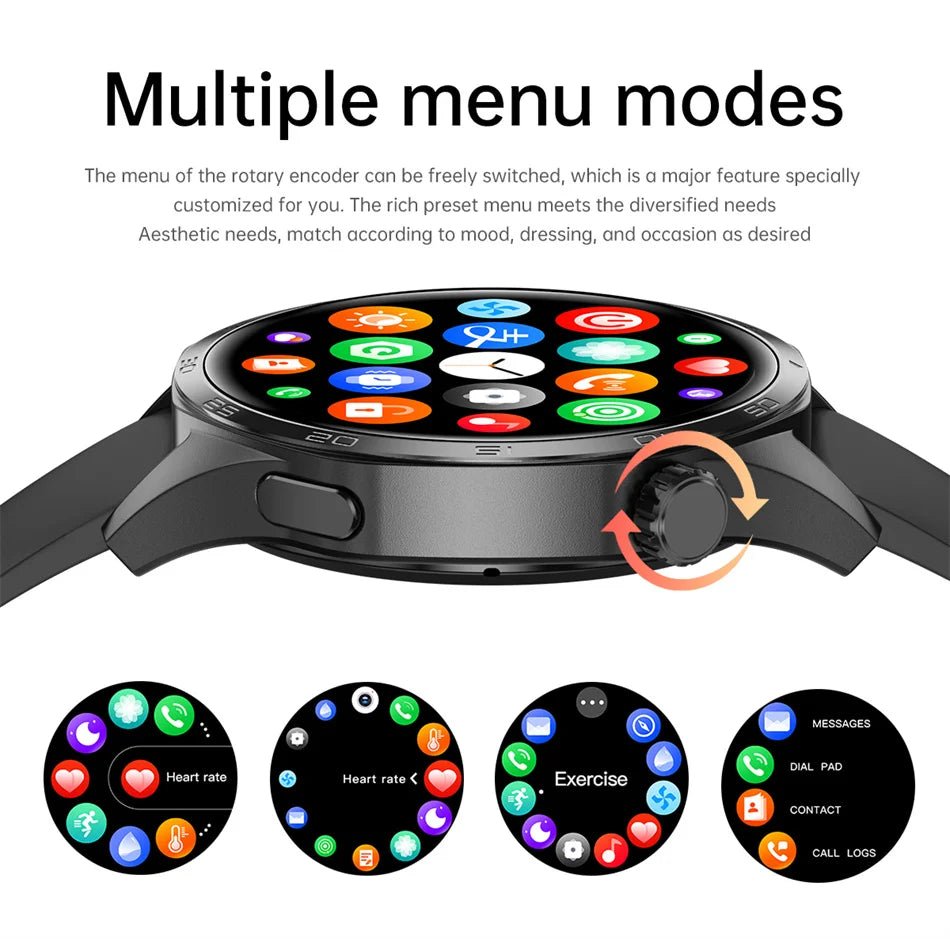 For HUAWEI GT5 Pro GPS NFC Smart Watch Men 360*360 AMOLED Screen Heart rate Bluetooth Call IP67 Waterproof Man Smartwatch 2024 - RELUX.STORE