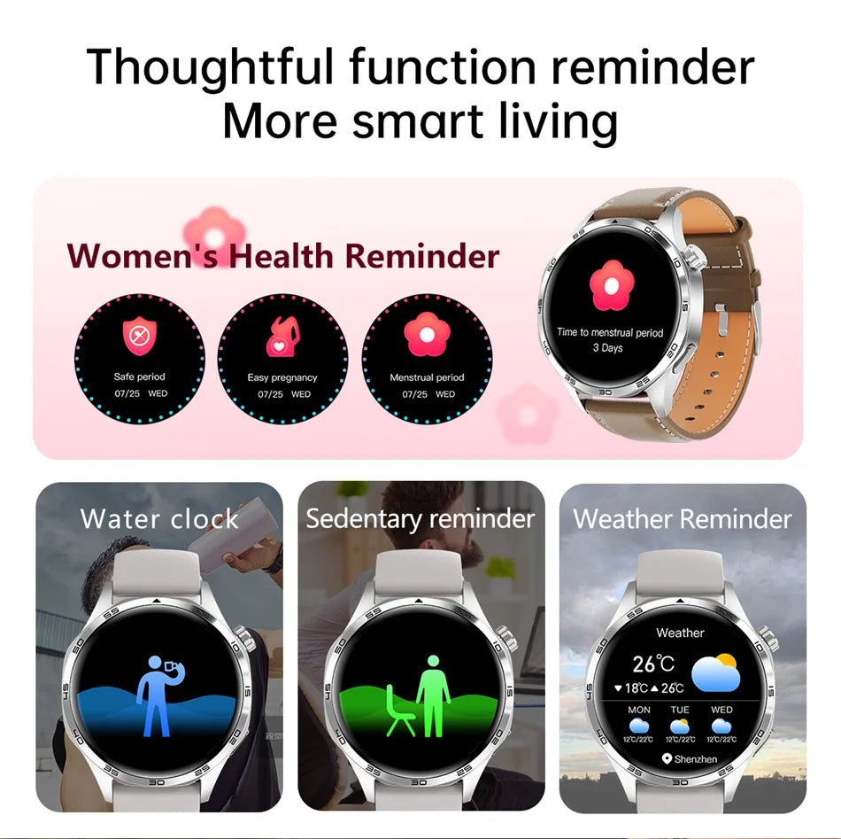 For HUAWEI GT5 Pro GPS NFC Smart Watch Men 360*360 AMOLED Screen Heart rate Bluetooth Call IP67 Waterproof Man Smartwatch 2024 - RELUX.STORE