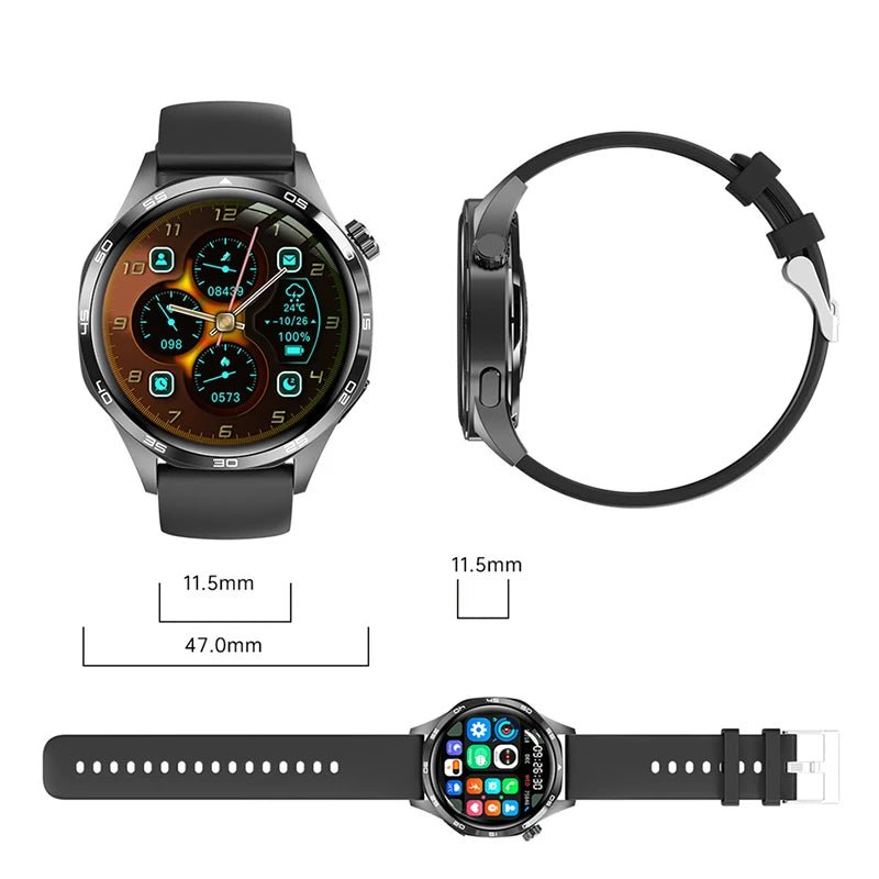For HUAWEI GT5 Pro GPS NFC Smart Watch Men 360*360 AMOLED Screen Heart rate Bluetooth Call IP67 Waterproof Man Smartwatch 2024 - RELUX.STORE