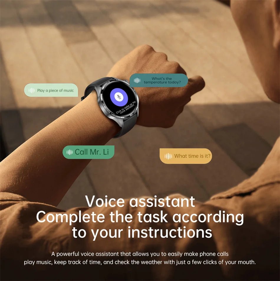 For HUAWEI GT5 Pro GPS NFC Smart Watch Men 360*360 AMOLED Screen Heart rate Bluetooth Call IP67 Waterproof Man Smartwatch 2024 - RELUX.STORE