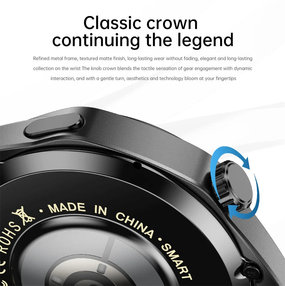 For HUAWEI GT5 Pro GPS NFC Smart Watch Men 360*360 AMOLED Screen Heart rate Bluetooth Call IP67 Waterproof Man Smartwatch 2024 - RELUX.STORE
