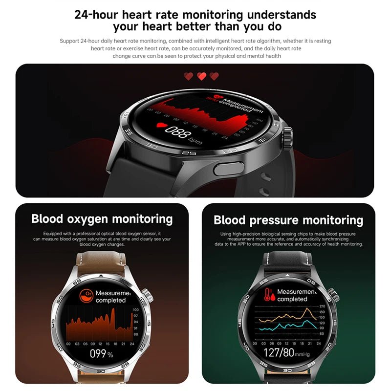 For HUAWEI GT5 Pro GPS NFC Smart Watch Men 360*360 AMOLED Screen Heart rate Bluetooth Call IP67 Waterproof Man Smartwatch 2024 - RELUX.STORE