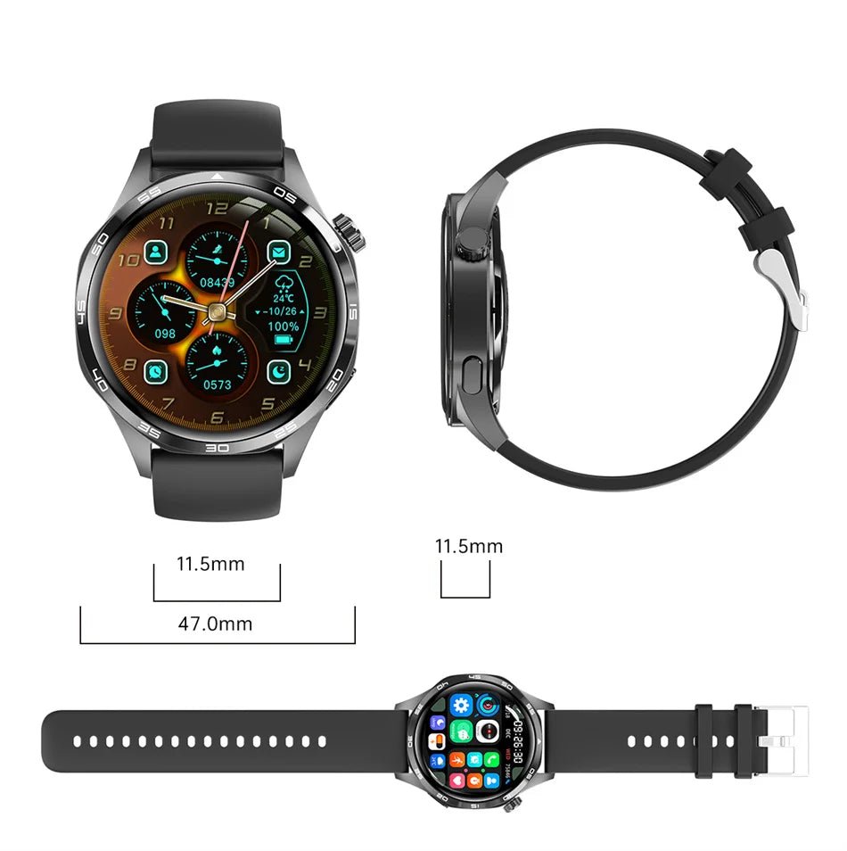 For HUAWEI GT5 Pro GPS NFC Smart Watch Men 360*360 AMOLED Screen Heart rate Bluetooth Call IP67 Waterproof Man Smartwatch 2024 - RELUX.STORE