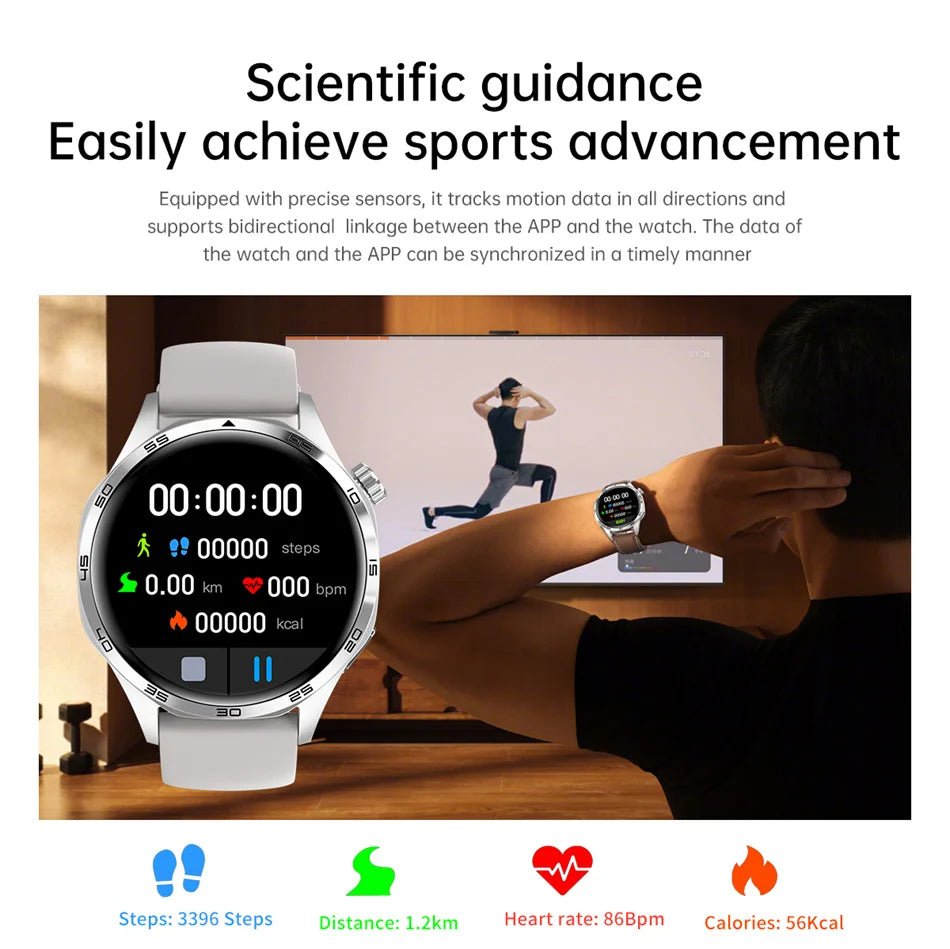 For HUAWEI GT5 Pro GPS NFC Smart Watch Men 360*360 AMOLED Screen Heart rate Bluetooth Call IP67 Waterproof Man Smartwatch 2024 - RELUX.STORE