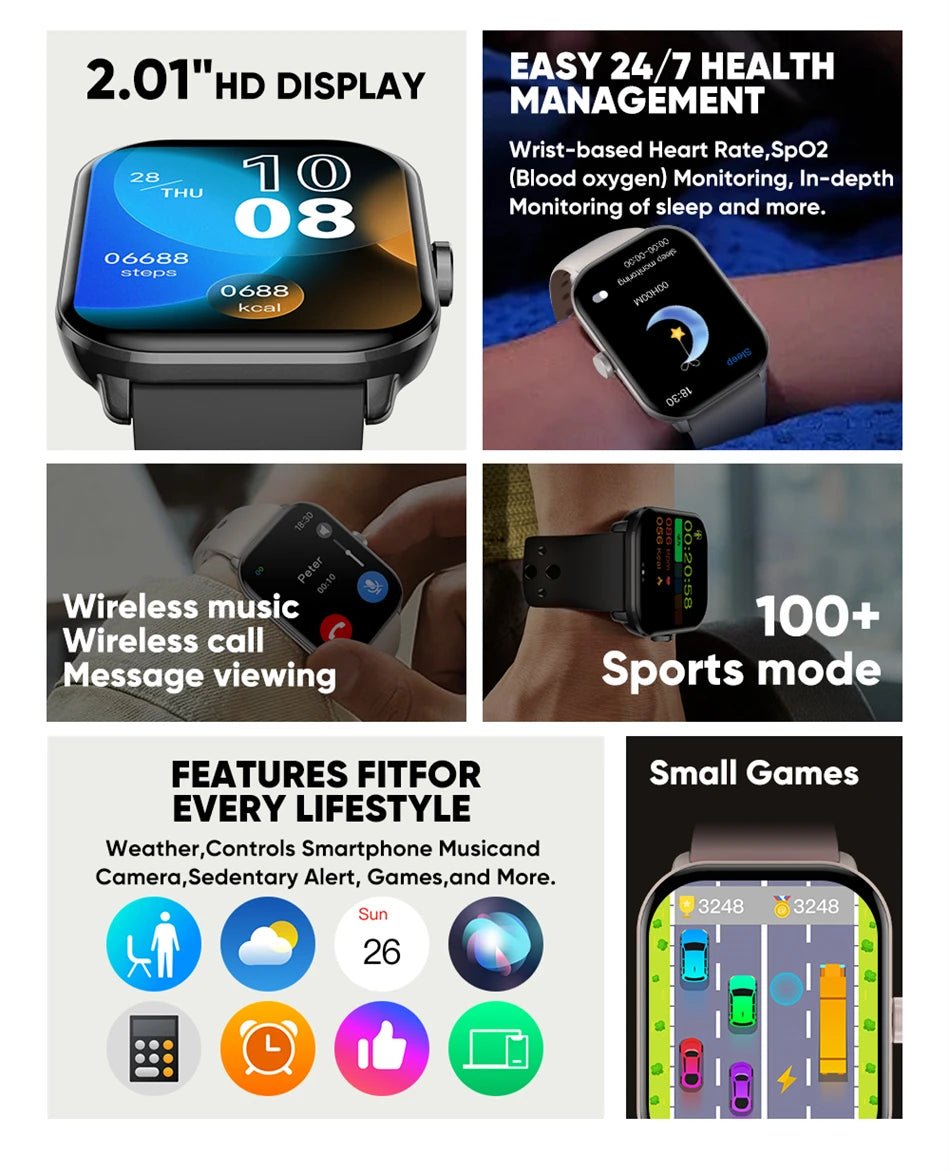 For Xiaomi Watch 5 Global Version Men Women HD AMOLED Screen Heart Rate Bluetooth Call GPS Track Waterproof Sports Smart Watch - RELUX.STORE