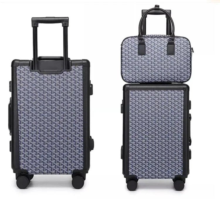 Formsia 20"24" Inch Women Spinner Retro Aluminum frame Trolley Bag Travel Suitcase Set Hand Luggage On Wheel - RELUX.STOREFormsia 20"24" Inch Women Spinner Retro Aluminum frame Trolley Bag Travel Suitcase Set Hand Luggage On Wheel