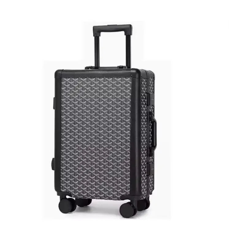 Formsia 20"24" Inch Women Spinner Retro Aluminum frame Trolley Bag Travel Suitcase Set Hand Luggage On Wheel - RELUX.STOREFormsia 20"24" Inch Women Spinner Retro Aluminum frame Trolley Bag Travel Suitcase Set Hand Luggage On Wheel
