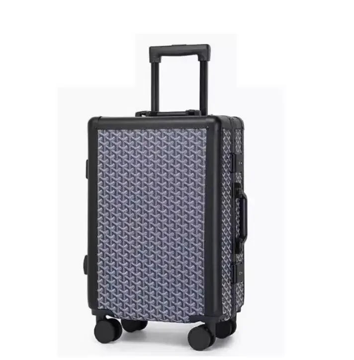 Formsia 20"24" Inch Women Spinner Retro Aluminum frame Trolley Bag Travel Suitcase Set Hand Luggage On Wheel - RELUX.STOREFormsia 20"24" Inch Women Spinner Retro Aluminum frame Trolley Bag Travel Suitcase Set Hand Luggage On Wheel