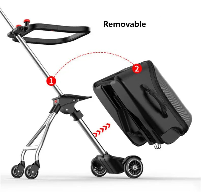 Formsio Kids Scooter Suitcase Lazy Carry On Rolling Luggage Box Sitting Trolley Bag For Baby - RELUX.STOREFormsio Kids Scooter Suitcase Lazy Carry On Rolling Luggage Box Sitting Trolley Bag For Baby