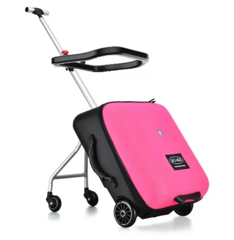 Formsio Kids Scooter Suitcase Lazy Carry On Rolling Luggage Box Sitting Trolley Bag For Baby - RELUX.STOREFormsio Kids Scooter Suitcase Lazy Carry On Rolling Luggage Box Sitting Trolley Bag For Baby