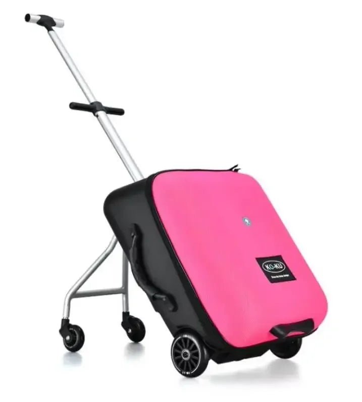 Formsio Kids Scooter Suitcase Lazy Carry On Rolling Luggage Box Sitting Trolley Bag For Baby - RELUX.STOREFormsio Kids Scooter Suitcase Lazy Carry On Rolling Luggage Box Sitting Trolley Bag For Baby