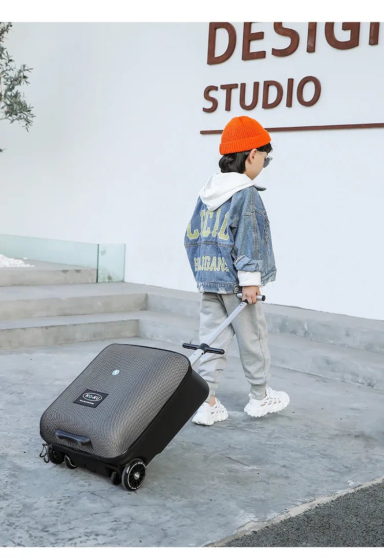 Formsio Kids Scooter Suitcase Lazy Carry On Rolling Luggage Box Sitting Trolley Bag For Baby - RELUX.STOREFormsio Kids Scooter Suitcase Lazy Carry On Rolling Luggage Box Sitting Trolley Bag For Baby