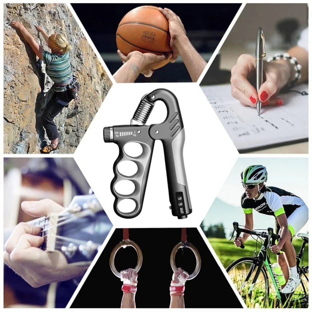 "G3 Adjustable Hand Gripper – 5 - 100Kg Finger & Forearm Strengthener | Gym Wrist Expander, Dynamometer & Muscle Recovery Trainer by Relux.Store" - RELUX.STORE