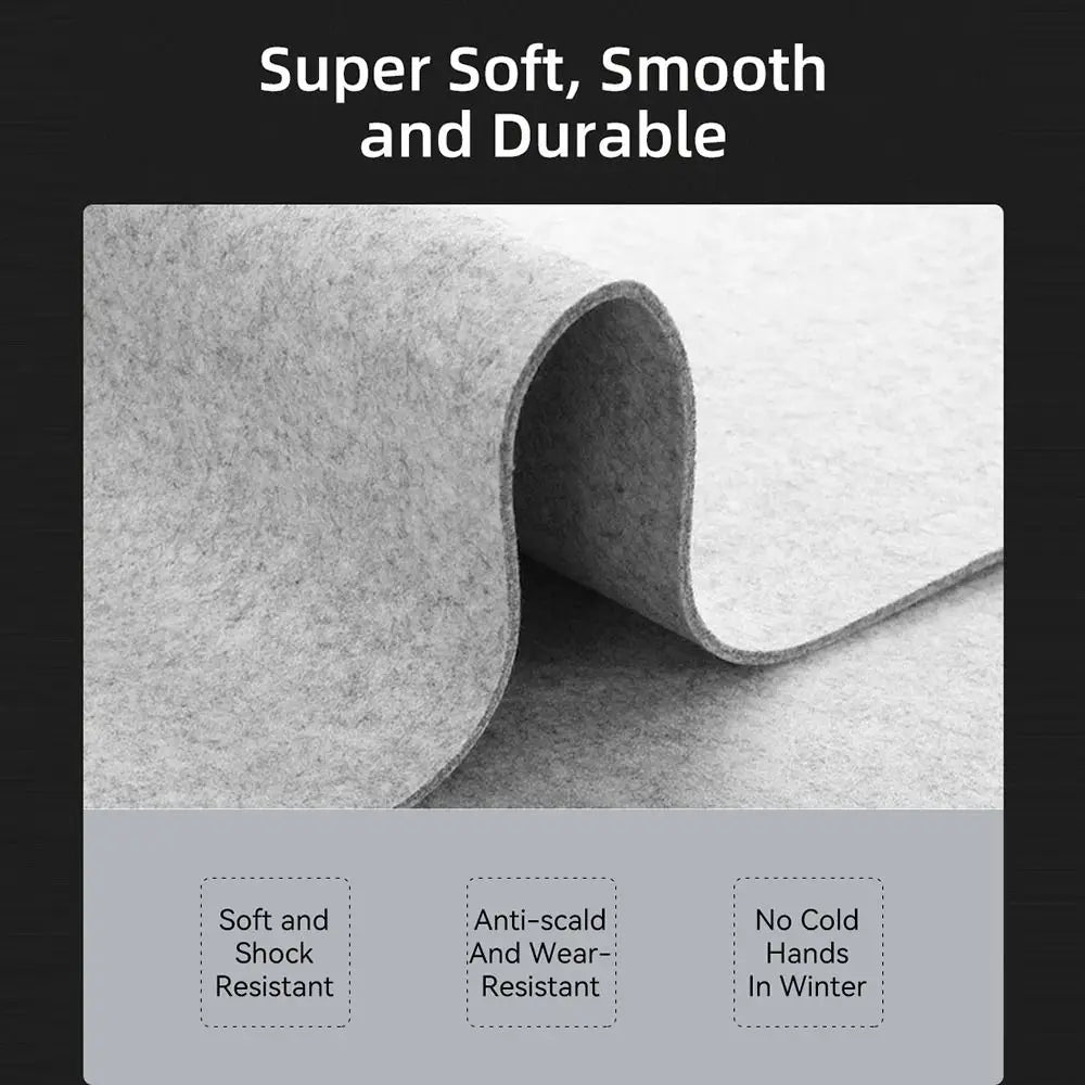 Gaming Accessories Wool Felt Mouse Pad Large Size Writing Mat Keyboard Mice Mat Non - slip Home Office Computer Desk Protector - RELUX.STORE