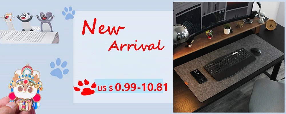 Gaming Accessories Wool Felt Mouse Pad Large Size Writing Mat Keyboard Mice Mat Non - slip Home Office Computer Desk Protector - RELUX.STORE