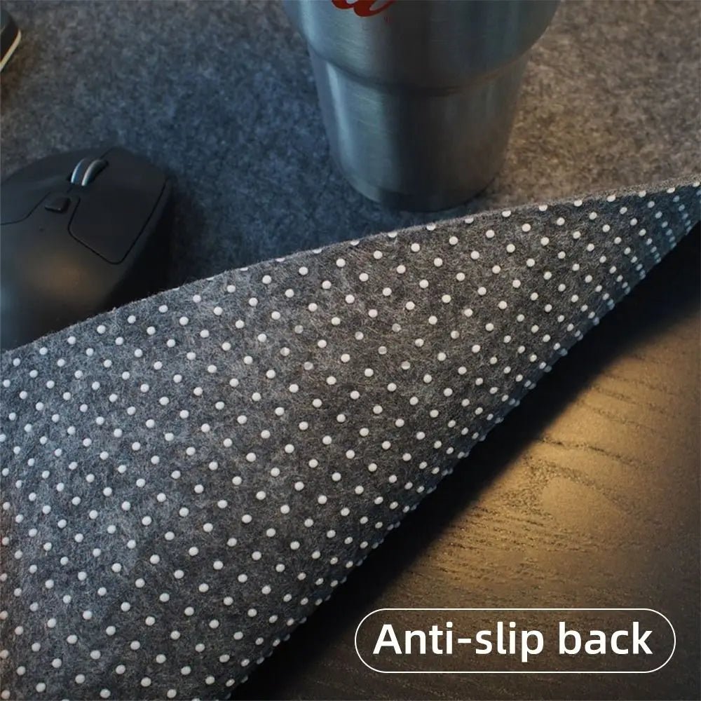Gaming Accessories Wool Felt Mouse Pad Large Size Writing Mat Keyboard Mice Mat Non - slip Home Office Computer Desk Protector - RELUX.STORE
