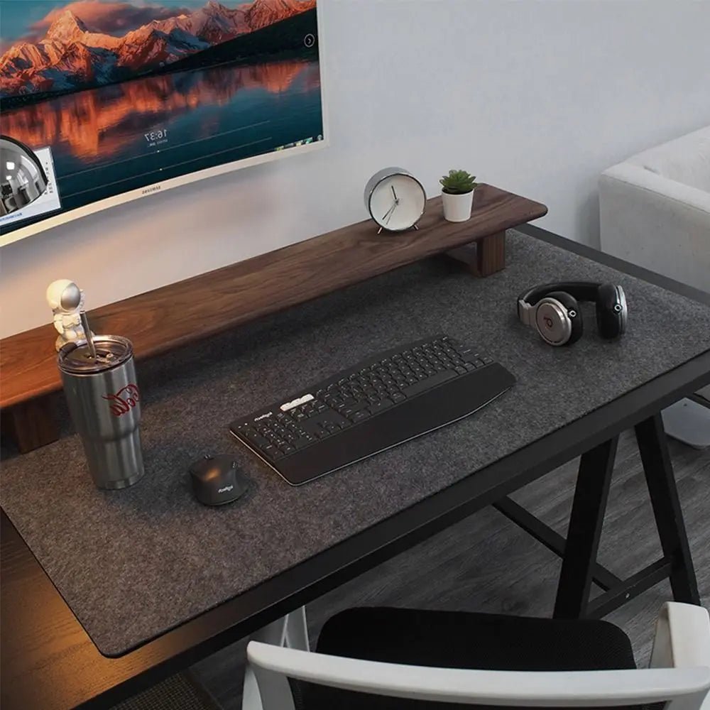 Gaming Accessories Wool Felt Mouse Pad Large Size Writing Mat Keyboard Mice Mat Non - slip Home Office Computer Desk Protector - RELUX.STORE
