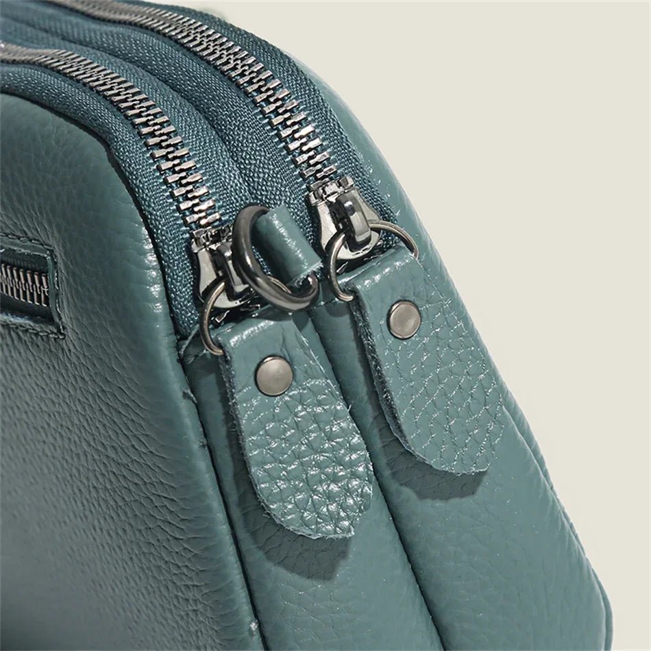 Genuine Leather Shoulder Bag Luxury Women's Handbags Bag for Woman 2024 Female Clutch Phone Bags Casual Crossbody Messenger Bags - RELUX.STORE
