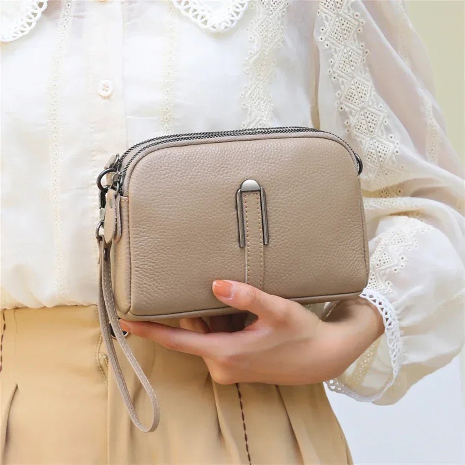 Genuine Leather Shoulder Bag Luxury Women's Handbags Bag for Woman 2024 Female Clutch Phone Bags Casual Crossbody Messenger Bags - RELUX.STORE
