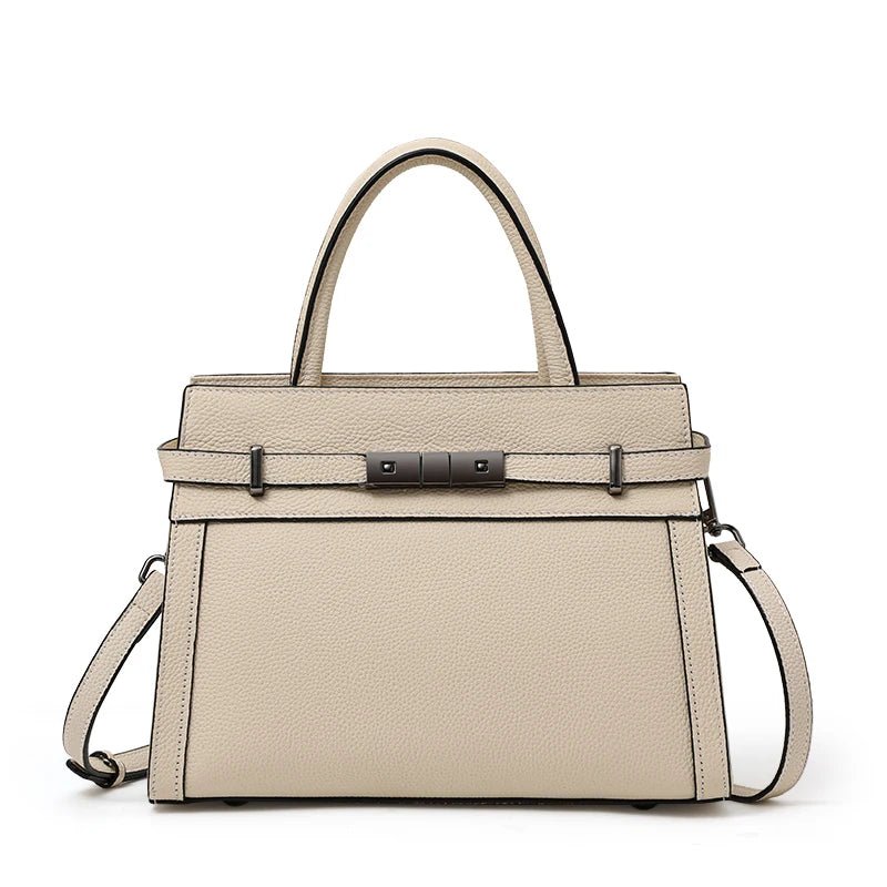 Genuine leather women's bag original first layer cowhide women's hand shoulder simple tote bag occupation - RELUX.STORE