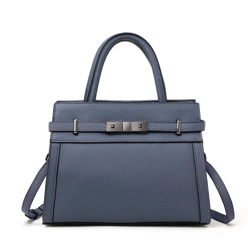 Genuine leather women's bag original first layer cowhide women's hand shoulder simple tote bag occupation - RELUX.STORE