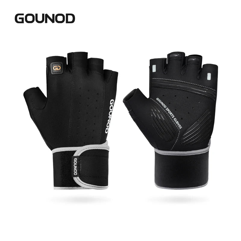 π§€ GOUNOD Weightlifting Gloves with Wrist Support β Breathable Anti - Slip Gym Gloves for Fitness, Powerlifting & Bodybuilding Training πͺ - RELUX.STORE