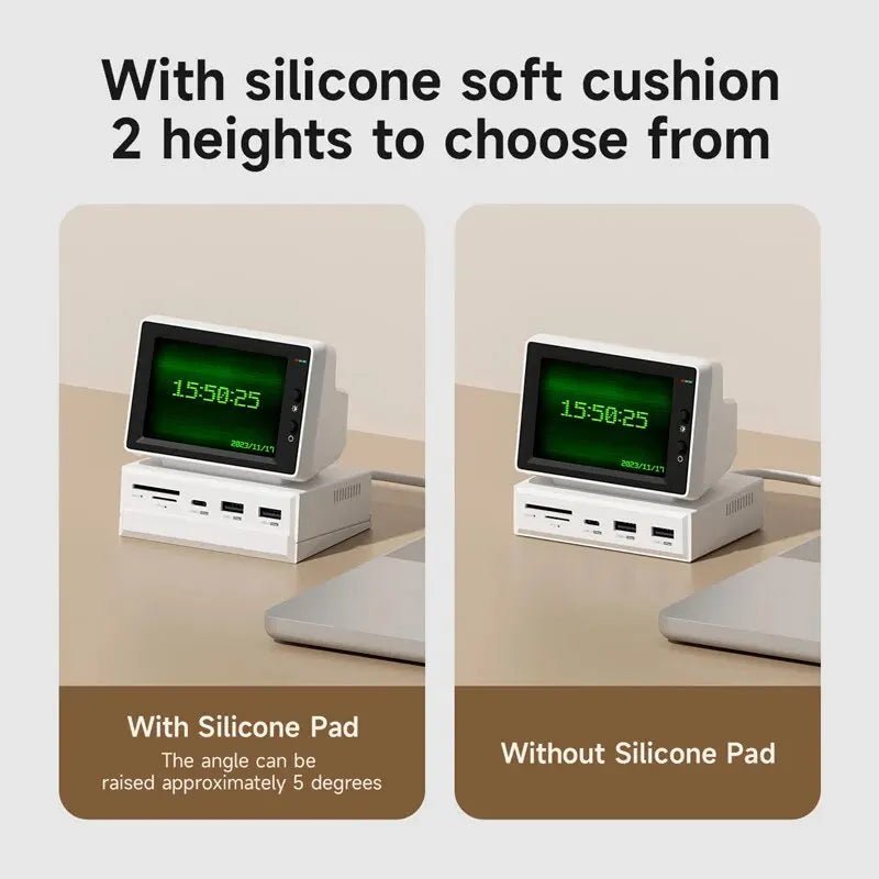 Hagibis 3.5inch IPS Mini Screen AIDA64 Mini PC CPU RAM HDD Data Monitor Display Sub Screen with USB C Hub for Laptop PC MacBook - RELUX.STORE
