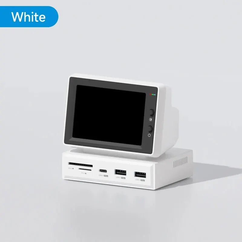 Hagibis 3.5inch IPS Mini Screen AIDA64 Mini PC CPU RAM HDD Data Monitor Display Sub Screen with USB C Hub for Laptop PC MacBook - RELUX.STORE
