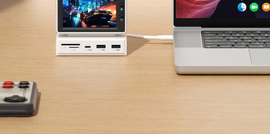 Hagibis 3.5inch IPS Mini Screen AIDA64 Mini PC CPU RAM HDD Data Monitor Display Sub Screen with USB C Hub for Laptop PC MacBook - RELUX.STORE