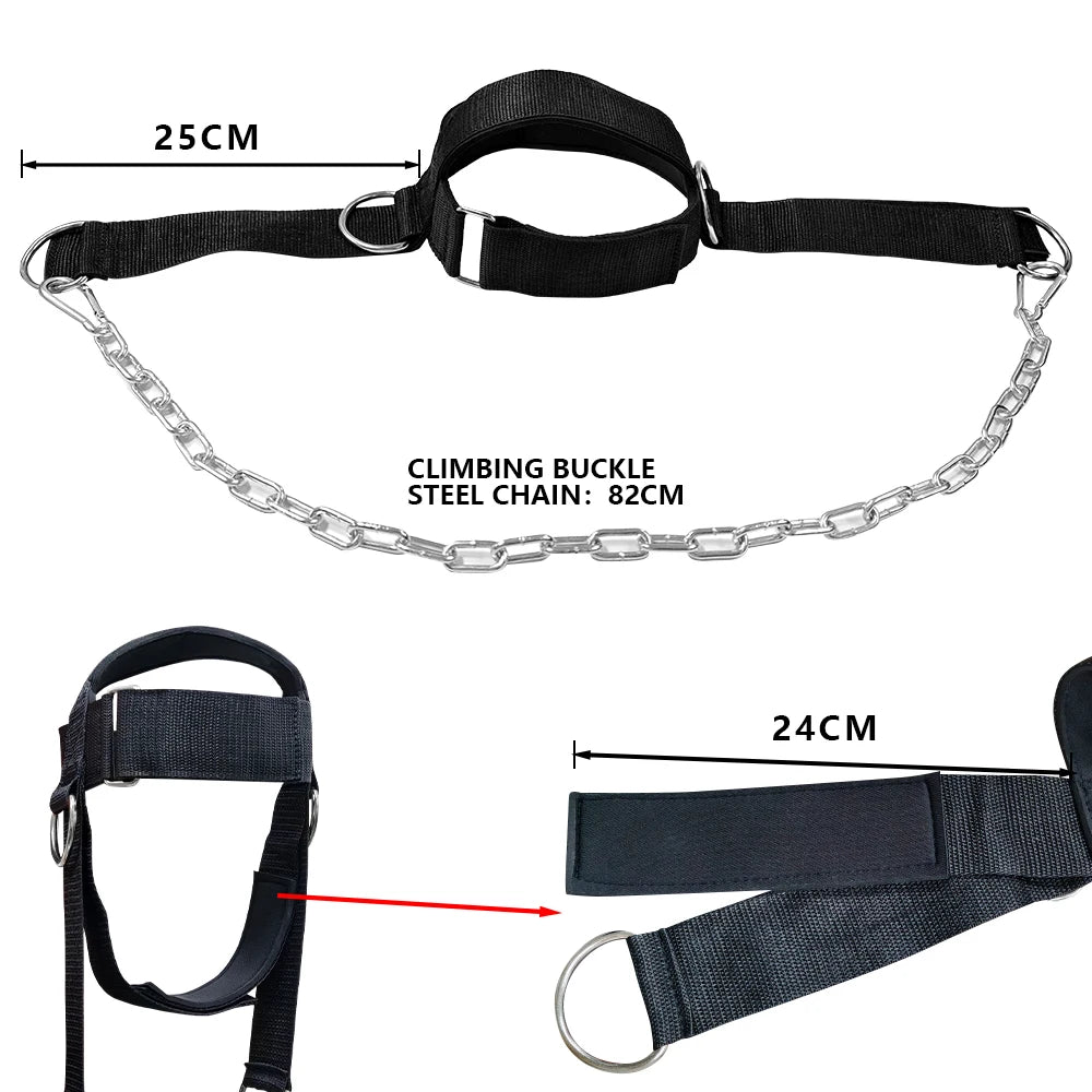 "Head Harness Neck Training Strap – Sports Neck Exerciser for Muscle Building, Strength, Fitness, Weightlifting, Boxing & MMA by Relux.Store" - RELUX.STORE