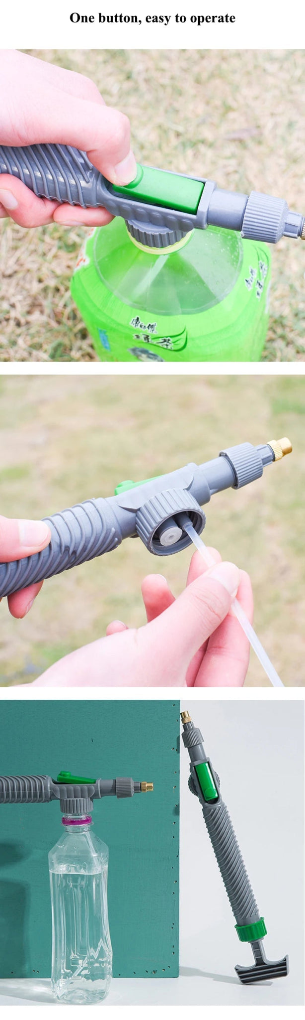 "High Pressure Manual Air Pump Sprayer – Adjustable Bottle Spray Nozzle for Garden Watering, Agriculture, and Outdoor Plant Care" - RELUX.STORE