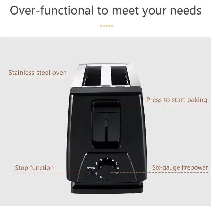 Home Toaster Household Breakfast Toaster Machine Multi - Functional Toaster Bread Warmer for Pastry Croissant Bagel Bread Chenchin - RELUX.STORE