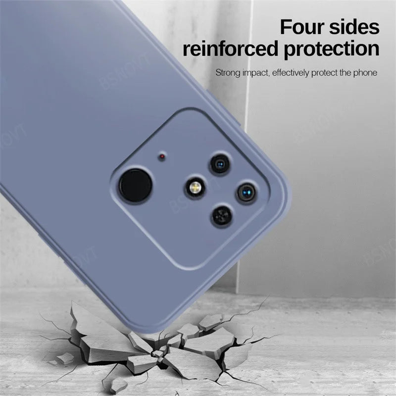 Honor 400 Shockproof Soft Silicone Case Cover – Liquid Silicone Bumper Fundas for Huawei Honor 400 - RELUX.STORE