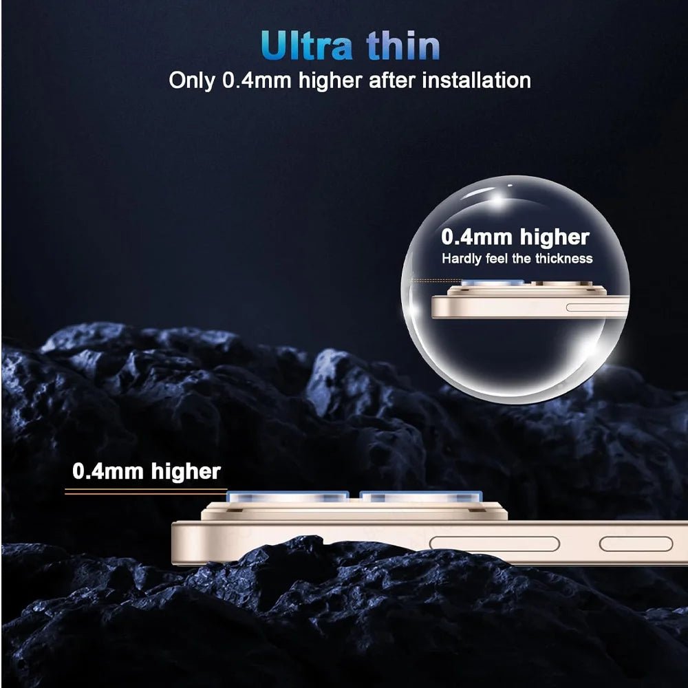 Honor400Pro Case Back & HD Camera Protector – 3D Rear Glass with 9H Metal Ring Lens for Honor 400 Pro / Lite 5G - RELUX.STORE