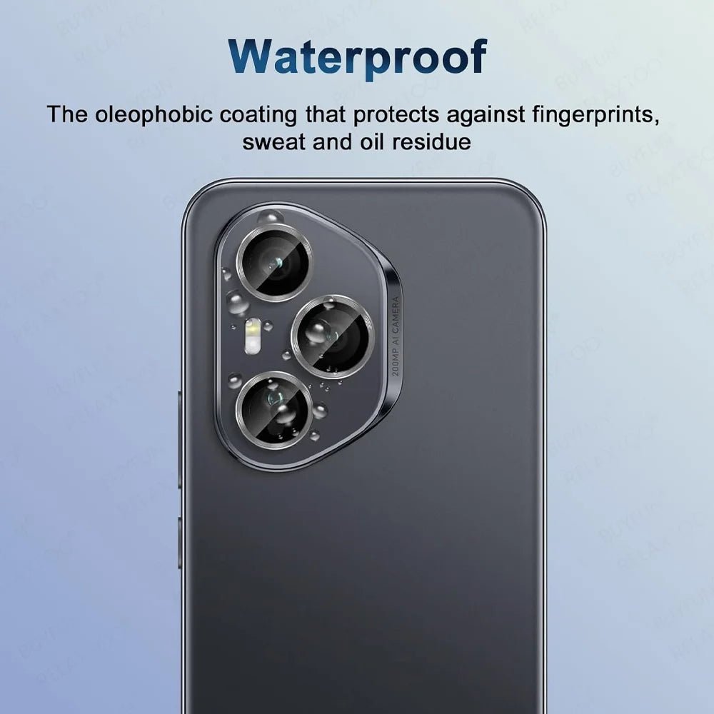 Honor400Pro Case Back & HD Camera Protector – 3D Rear Glass with 9H Metal Ring Lens for Honor 400 Pro / Lite 5G - RELUX.STORE
