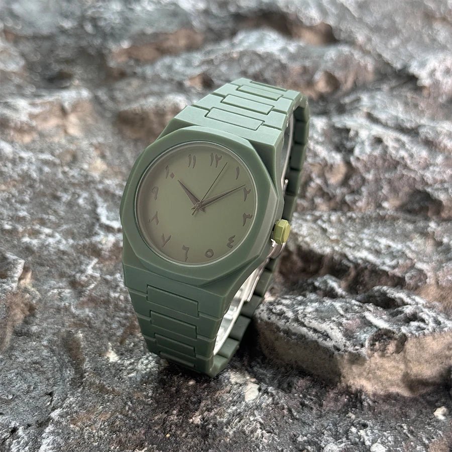 Hot sales in the Middle East high - end plastic men's watch with Arabic numerals neutral casual simple quartz watch - RELUX.STORE