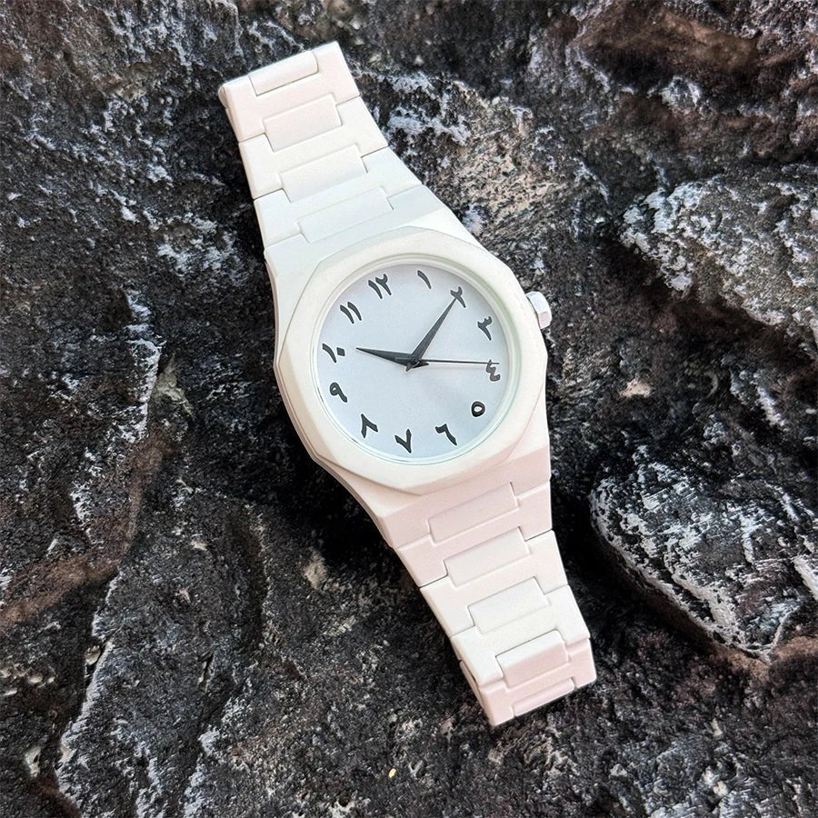 Hot sales in the Middle East high - end plastic men's watch with Arabic numerals neutral casual simple quartz watch - RELUX.STORE