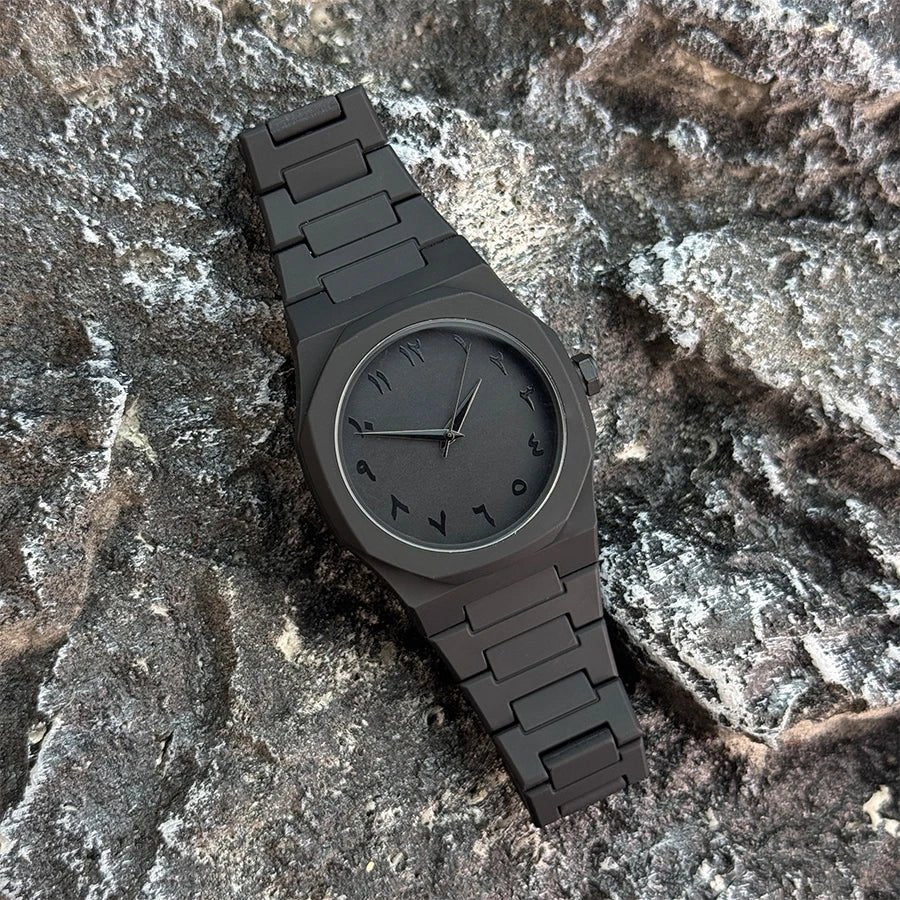 Hot sales in the Middle East high - end plastic men's watch with Arabic numerals neutral casual simple quartz watch - RELUX.STORE