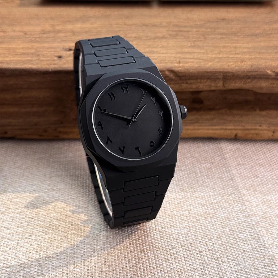 Hot sales in the Middle East high - end plastic men's watch with Arabic numerals neutral casual simple quartz watch - RELUX.STORE