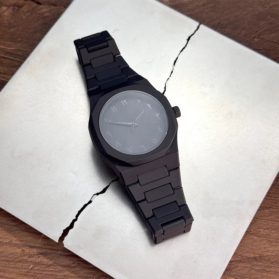 Hot sales in the Middle East high - end plastic men's watch with Arabic numerals neutral casual simple quartz watch - RELUX.STORE