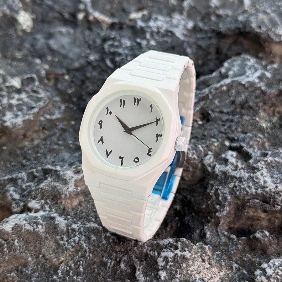 Hot sales in the Middle East high - end plastic men's watch with Arabic numerals neutral casual simple quartz watch - RELUX.STORE