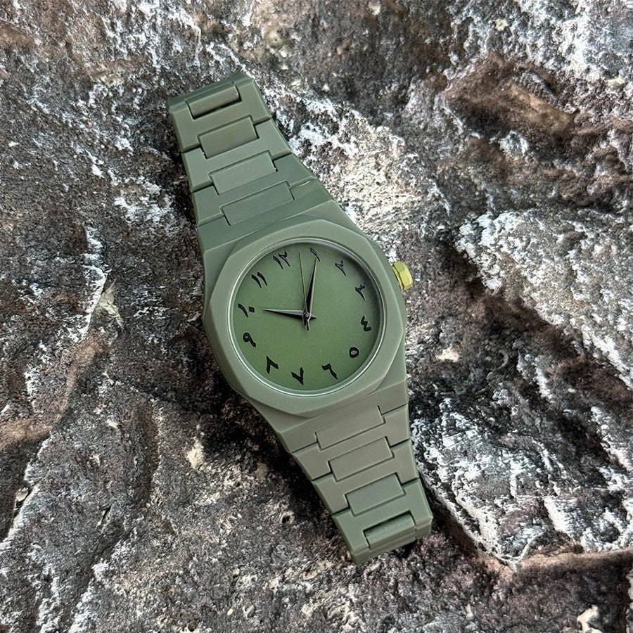 Hot sales in the Middle East high - end plastic men's watch with Arabic numerals neutral casual simple quartz watch - RELUX.STORE