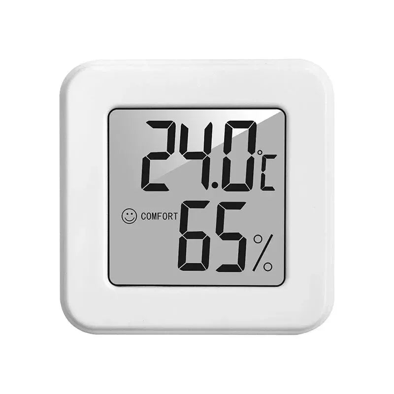 Indoor Mini Temperature and Humidity Meter, Bedroom Temperature Meter, Portable Electronic Digital Display, Humidity and Tempera - RELUX.STORE