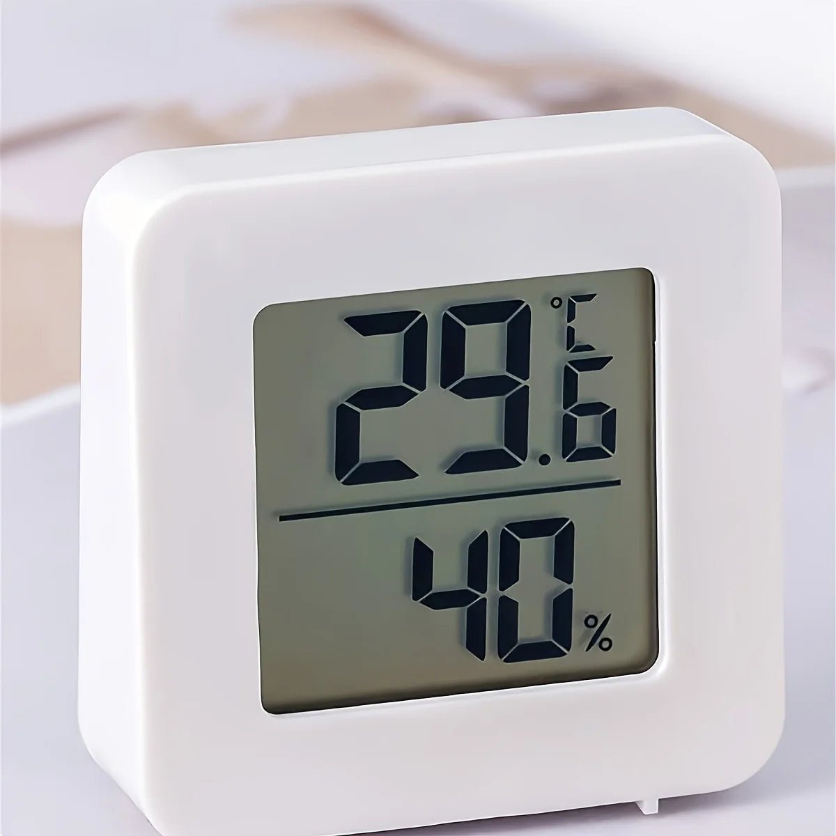 Indoor Mini Temperature and Humidity Meter, Bedroom Temperature Meter, Portable Electronic Digital Display, Humidity and Tempera - RELUX.STORE
