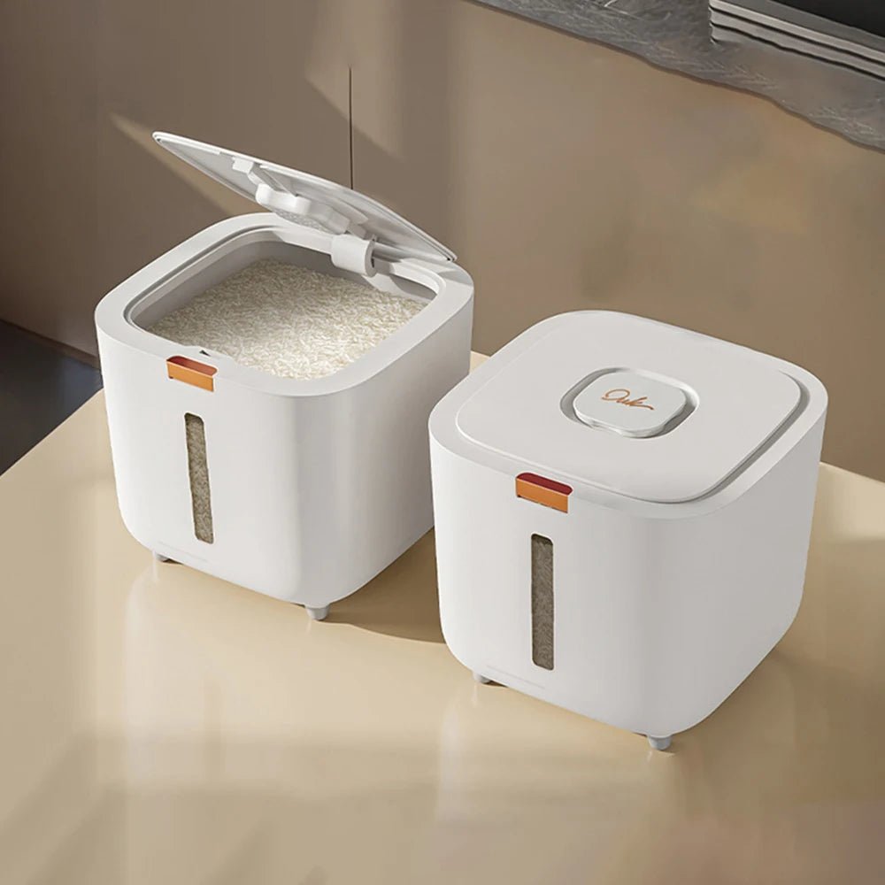 Insect Proof Moisture Proof Rice Box Grain Sealed Jar Kitchen Container 5/10KG Storage Kitchen Container Storage Box with Lid - RELUX.STORE