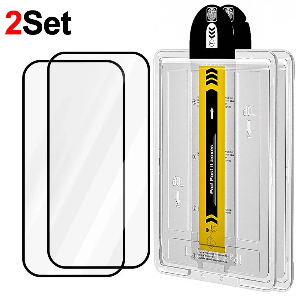 "iPhone 17 / 17 Pro / 17 Pro Max / 17 Air Tempered Glass Screen Protector – HD Full - Coverage, Shatterproof, Anti - Scratch, Easy Install" - RELUX.STORE