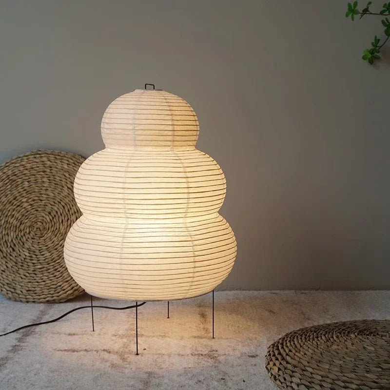 💡 "Japanese Akari Noguchi Style Table Lamp – White Rice Paper Decorative Desk Light for Bedroom, Living Room, Dining Room, Study & Loft Décor" - RELUX.STORE