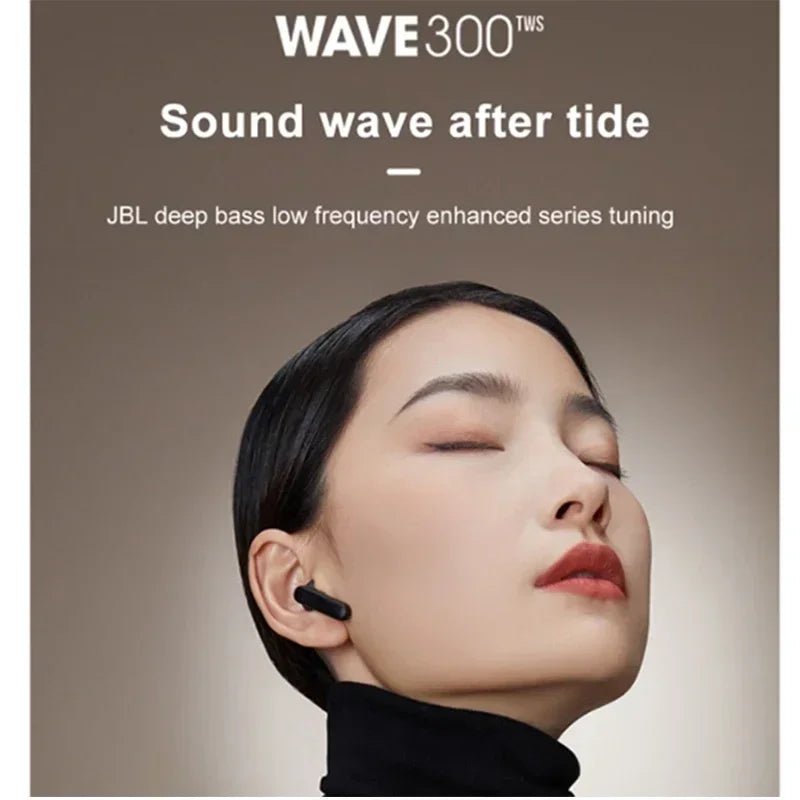 JBL Wave300 TWS Wireless Bluetooth Earphones – IPX2 Waterproof In - Ear Headphones with Touch Control, Noise Cancelling & Sports - Ready Design - RELUX.STORE
