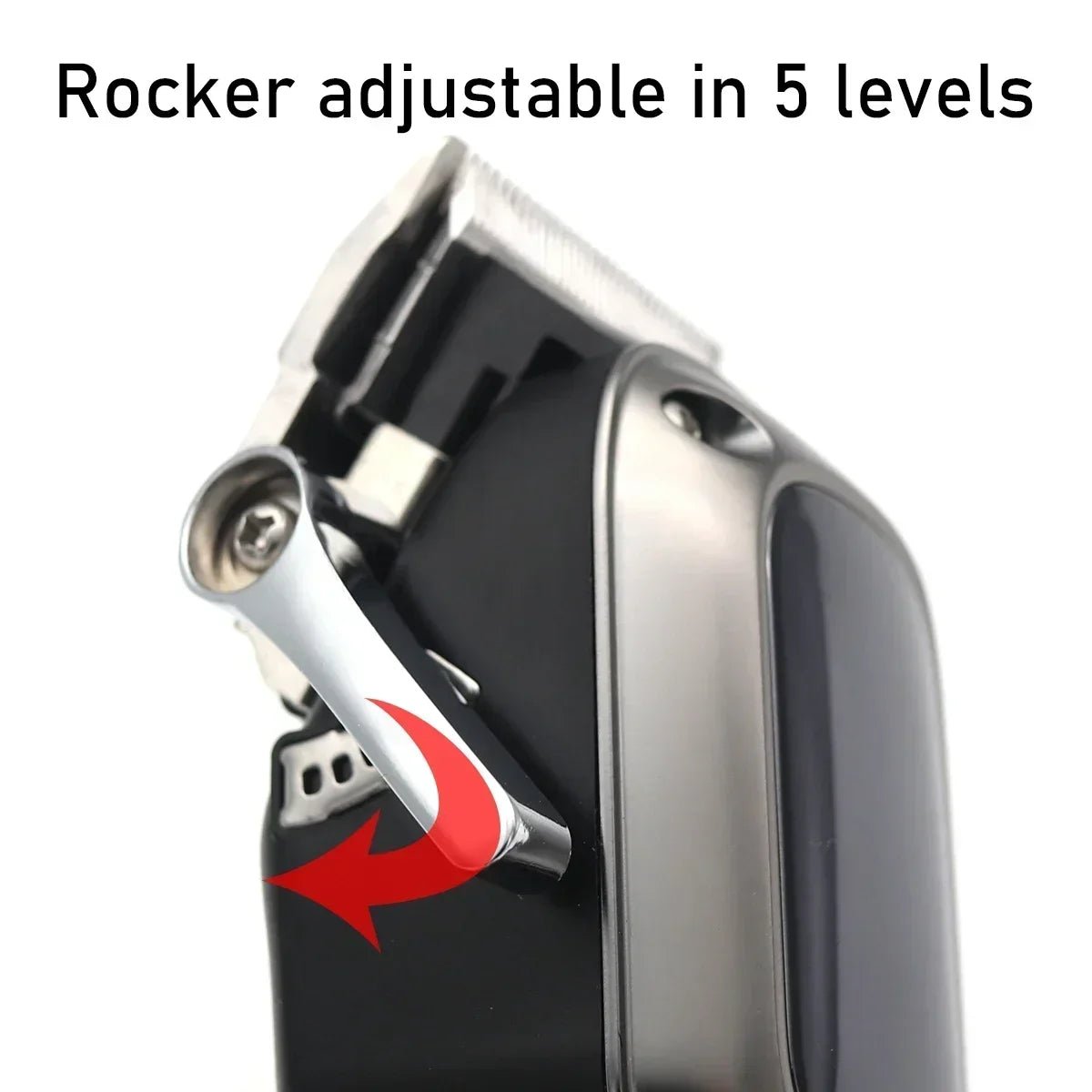 Kemei KM - 1550 Professional Hair Clipper for Men LED Display Low Noise Cordless USB Interface Hair Cutting Machine Hair Trimmer - RELUX.STORE